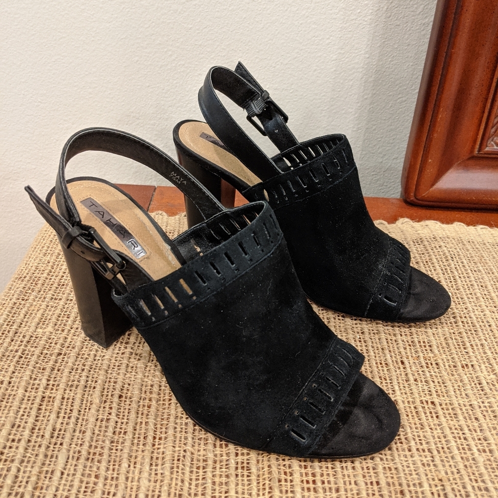 Tahari Black Heels